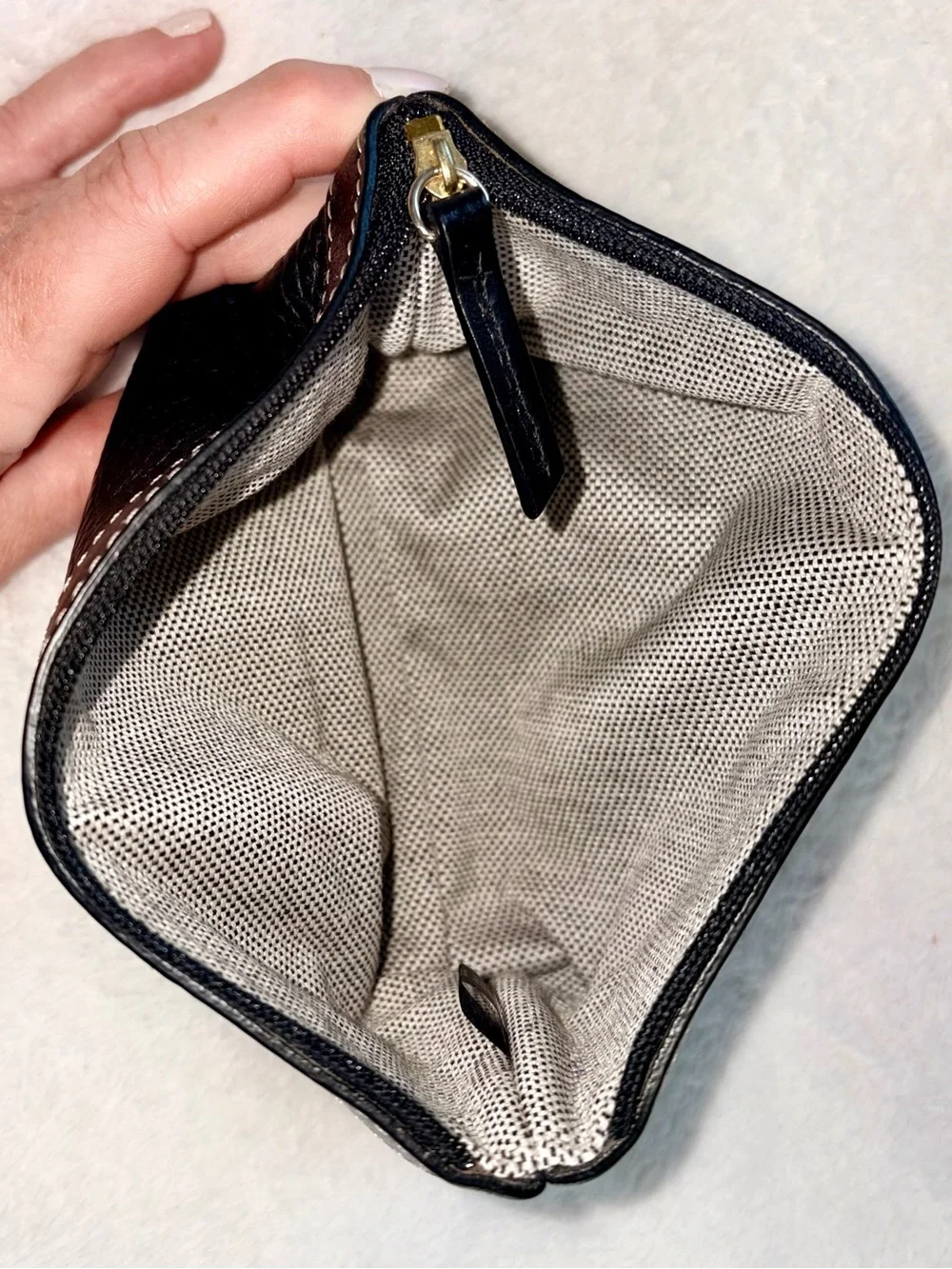Dooney & Bourke Pebble Grain Leather Cosmetic Bag